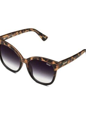 QUAY ITS MY WAY Women's QW-000144 Milky Tort Frames / Smoke Lenses Sunglasses